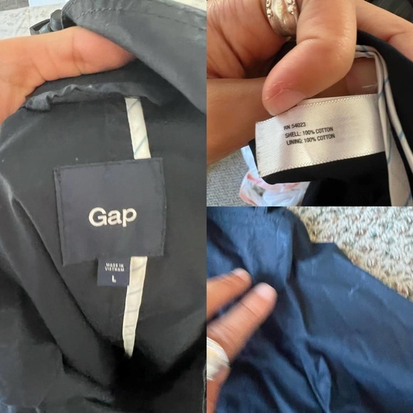 Navy blue lightweight jacket gap - Picture 4 of 4